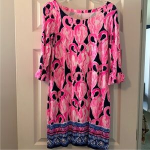 Lilly Pulitzer Marlowe Flamingo dress